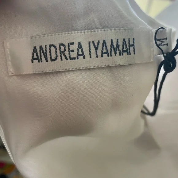 Andrea Iyamah White Long Sleeve Dress -NWT - Picture 4 of 16